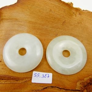 Jade Serpentine donut 4 cm