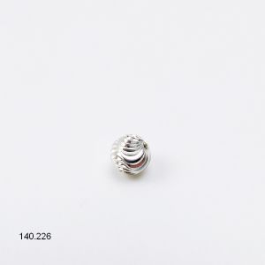 Boule Curl  6 mm, intercalaire en argent 925