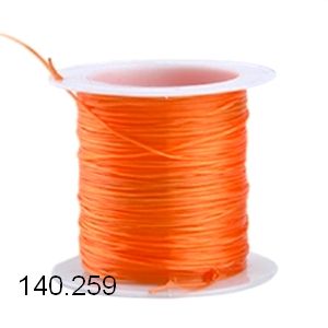 Fil Opalon stretch Orange foncé, 1 bobine env. 10 mètres