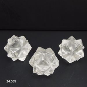 Icosaèdre - Météorite - Cristal de Roche 2,7 - 2,9 cm, 30 à 35 grammes