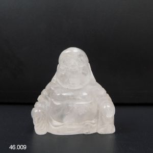 Bouddha Cristal de Roche blanc 3,5 à 4 cm