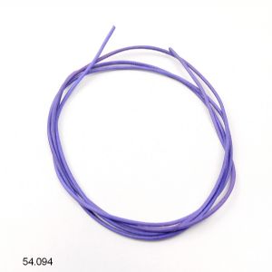 Cordon en cuir Violet moyen à nouer 1,5 mm / 1 mètre