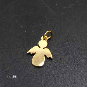 Charm Ange en métal doré 1,5 cm, avec boucle ouverte
