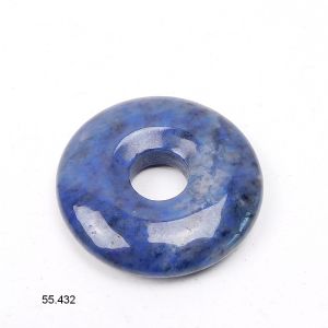 Dumortiérite bleu-gris, donut 3 cm