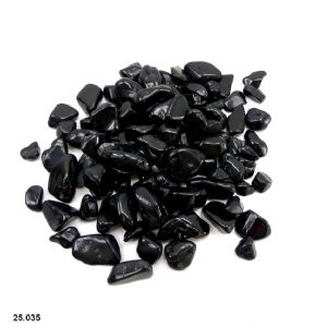 50 grammes Tourmaline noire, Granulés 6 à 13 mm