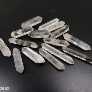 Cristal de roche biterminé brut 3 à 4,5 cm/3,5 - 5,5 grammes.
