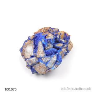 Azurite cristallisée du Maroc 3 x 2,5 cm. Pièce unique
