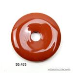 Jaspe rouge, donut 4 cm