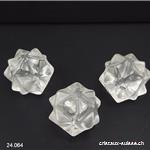 Icosaèdre - Météorite - Cristal de Roche 2,5 cm