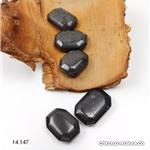 Schungite, pierre antistress à pans coupés 3 - 3,5 x 2 - 2,5 cm. OFFRE SPECIALE