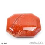 Jaspe rouge, pierre anti-stress à pans coupés 4 x 3 cm