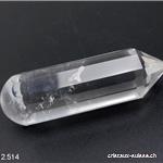 Wand Cristal de Roche 12 faces, long. 7,2 x épais. 2,2 cm. Pièce unique