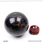 Boule Tourmaline noire - Schörl 6,4 cm. Pièce unique 423 grammes