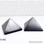 Pyramide Schungite, base 3 à 3,5 cm
