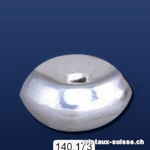 Lentille concave 8 mm, Intercalaire en argent 925