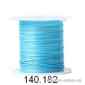 Fil Opalon stretch Bleu clair. 1 bobine env. 10 mètres