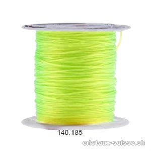 Fil Opalon stretch Vert-Jaune Fluo, 1 bobine env. 10 mètres