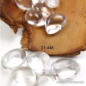 Cristal de roche 2,5 à 3,5 cm / 15 à 18 grammes. Taille L. Qualité A