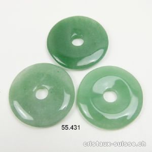 Aventurine verte, donut 4 cm