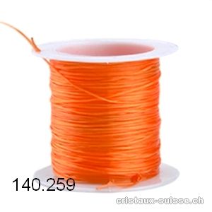 Fil Opalon stretch Orange foncé, 1 bobine env. 10 mètres