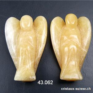 Ange Calcite jaune-orangé env. 7 x 4 cm