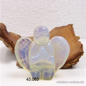 Ange Opaline - Opalite env. 5 x 5 x 2 cm. Ange à genoux