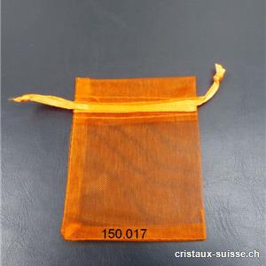 Sachet organza Orange 8,5 x 6,5 cm