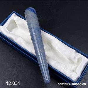 Bâton rond Quartz Bleu 9 - 10 cm