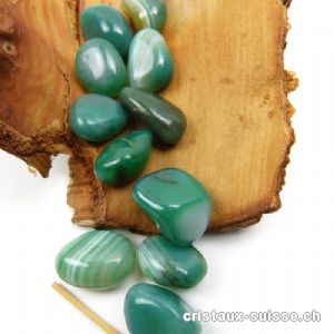 Agate verte 2 à 3 cm. Taille M. OFFRE SPÉCIALE 