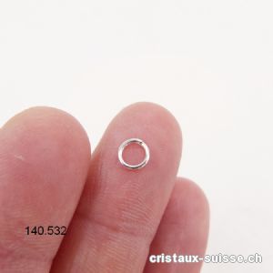 Anneau fermé 5,2 mm / 0,7 mm en argent 925