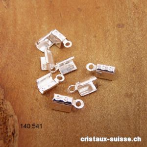 1 x Embout à sertir pour cordon en cuir 1,5 mm, argent 925 