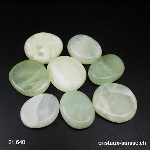 Jade Serpentine vert 3,5 cm. Taille M