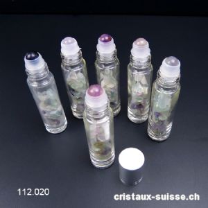 Fluorite dépolie, bouteille Roll-on, env. 10 ml