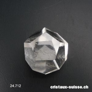 Dodécaèdre Cristal de Roche 2,9 cm. Pièce unique 42 grammes