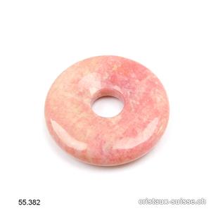 Thulite de Norvège - Zoïsite rose, Donut 3 cm