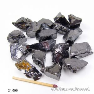 Schungite noble cristal brut 4 à 5,5 grammes. Taille M