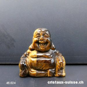 Bouddha Oeil de Tigre 3,5 x 3,5 cm