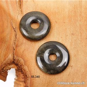 Obsidienne dorée, donut 3 cm