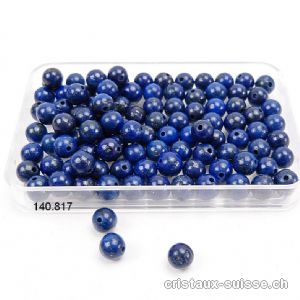 Lapis-lazuli, boule percée 3,5 - 4 mm