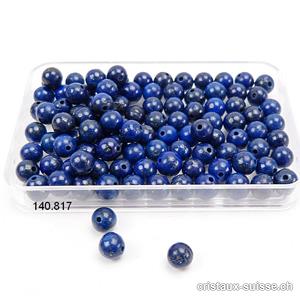 Lapis-lazuli, boule percée 3,5 - 4 mm