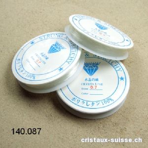 Fil silicone élastique 0,7 mm - INCOLORE. Offre Spéciale