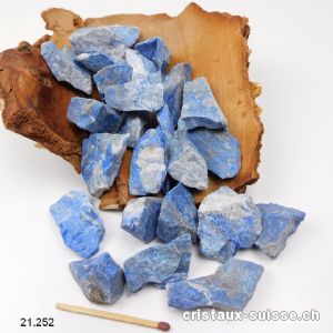 Lapis-lazuli brut 8 à 10 grammes. Taille M