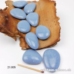 Angélite plate 3,5 à 4 cm. Taille M