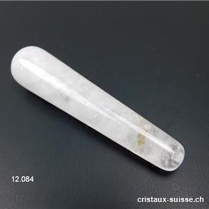 Bâton rond Cristal de roche - Quartz 9 x 2 cm. Qual. AB. OFFRE SPECIALE