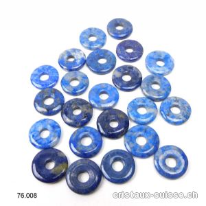 Lapis-Lazuli Donut 1,2 cm, cristal-compagnon. Qual. AB. OFFRE SPECIALE