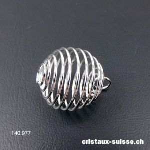 1 Spirale en métal pour pierre 2 à 3 cm. Taille M