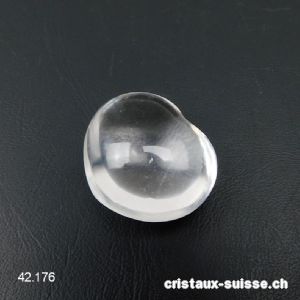 Coeur Cristal de Roche 2,8 - 3 x 2,5 cm. Qual. A