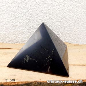 Pyramide Schungite 12 cm x haut. 8 - 8,5 cm, 1000 à 1'100 grammes. Offre Spéciale 