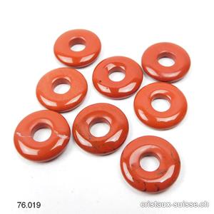 Jaspe rouge, Donut 15 mm. OFFRE SPECIALE