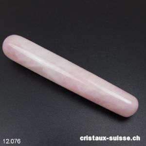 Bâton Quartz Rose rond 11 x épais. 1,5 - 2 cm